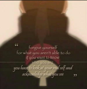 Naruto Itachi Quotes Itachi uchiha quote