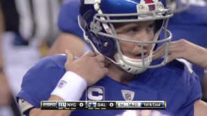Eli Manning Face After Each