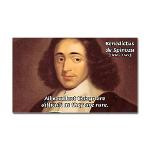 Spinoza Ethics Philosophy Rectangle Sticker