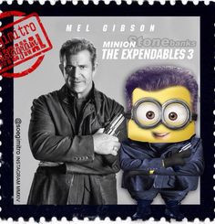 The Expendables 3: Stone Banks Mel Gibson Minion