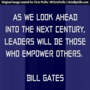 Are you empowering others? That's the sign of a true leader. Today's ...
