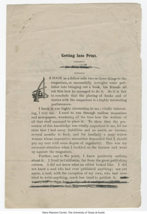 Jack London's Candid 1903 Advice to Writers Trying to Get Into Print ...