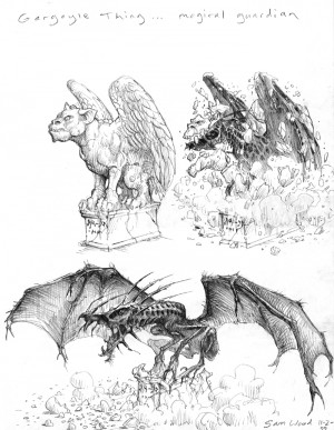 Gargoyle Drawings