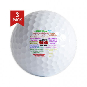 Big Bang Gifts > Big Bang Golf Balls > Big Bang Quotes Golf Balls