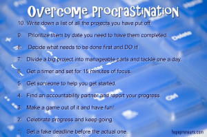 ... and Motivational Messages about Procrastination – Procrastinating