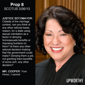 ... Court justice takes down an anti-gay-marriage argument in 1 minute