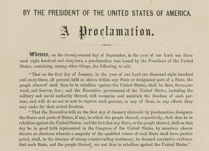 RFK-Owned Emancipation Proclamation for Sale