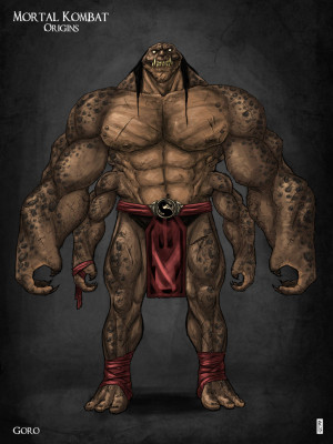 Goro Mortal Kombat Gaston