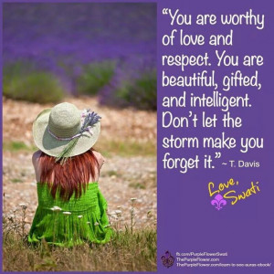 You are worthy