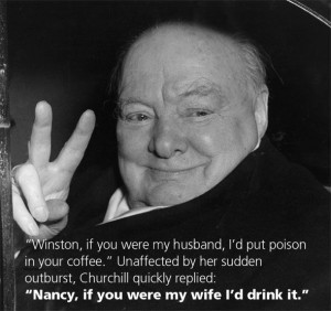 just love this quote by Winston to an over-bearing woman in ...