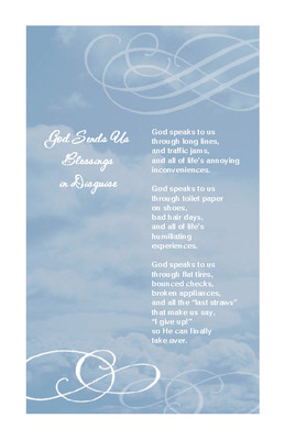 Blessings in Disguise Encouragement Printable Cards