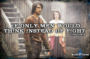 Artagnan knows how to make an impression on ladies and musketeers ...
