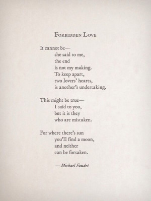 Forbidden Love~ Michael Faudet