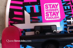 Steve Jobs quote (FOOLISH SET WHITE) iPad sticker iPad decal MacBook ...