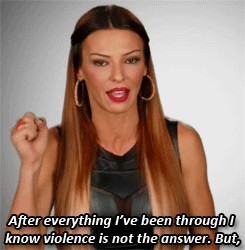 Drita D'Avanzo, on violence