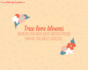 Love Blooms Facebook Whatsapp Status Quotes By Funnystatusforfacebook ...