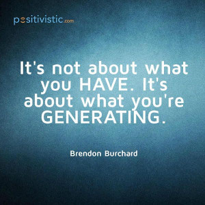 quote on what is it all about: brendon burchard possession lifestyle ...