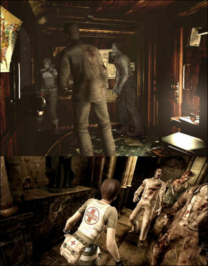Resident Evil Umbrella Chronicles Vs Resident Evil 0, Remake and 3 ...