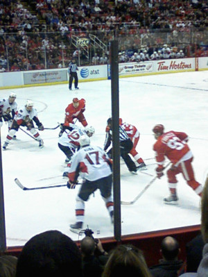 Detroit Red Wings Game, March 2011