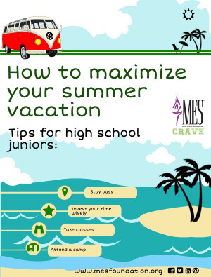 Summer vacation tips for high school juniors who are thinking about ...