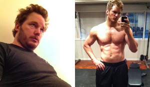 Chris Pratt's body transformation