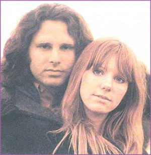 Pamela Courson and Jim Morrison