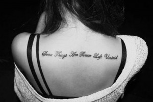 Some things are better left unsaid. #quote #tattoo #wordsTattoo Ideas ...