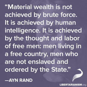 Ayn Rand was born on this day in 1905. You can read about her life and ...