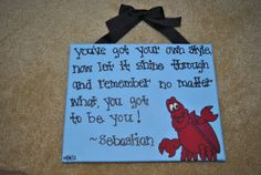 Sebastian Canvas Quote 8x10 made to order by DreamThread on Etsy, $18 ...