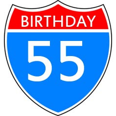 55th Birthday Wishes and Sayings