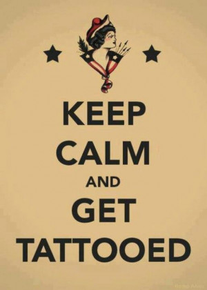 get tattooed