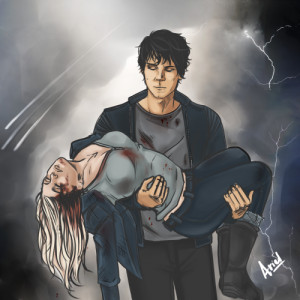 Bellamy Blake and Clarke Griffin from The 100 , inspired by the quote ...