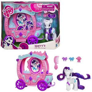G4 My Little Pony - Rarity Royal Gem Carriage Playset (SGD 24.90)