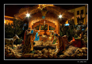 Set up a Nativity scene in your home