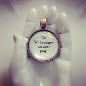 mean girls quote necklace by SuperFantasticJulie on Etsy, $16.00 # ...