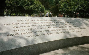 JFK Quote at Arlington National Cemetery | RedGage