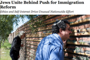 ... Jewish community for immigration reform , which has built momentum
