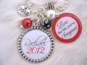 2013 Bottle cap Inspirational Quote Keychain Necklace, High School ...