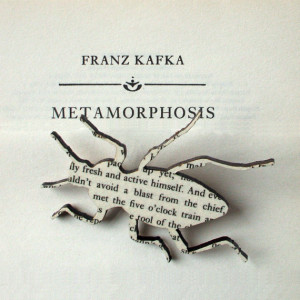 Franz Kafka - The Metamorphosis beetle brooch. Classic book brooches ...