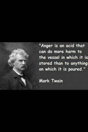 Anger...sums it up. . .