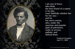 letter written while former slave Frederick Douglass toured England ...