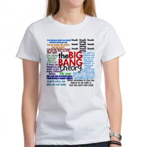 Big Bang Quotes Women's T-Shirt | Gifts For A Geek | Geek T-Shirts