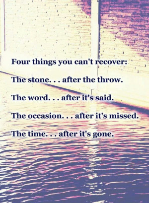 Things U Can't Recover