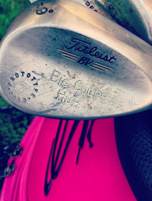 Rickie Fowler’s golf club now has a Dumb & Dumber quote on it