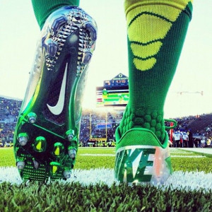 ... shot by Nike highlighting the new football line for the Oregon Ducks