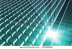 3D Business Background as Leadership Concept Abstract - stock photo