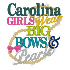 Sayings (3572) ...Carolina Girls 5x7
