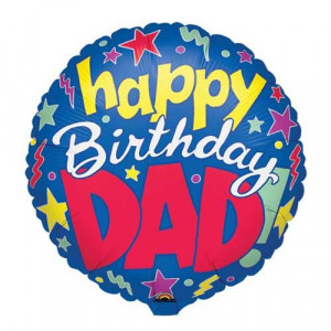 Birthday Balloons - Happy Birthday Dad