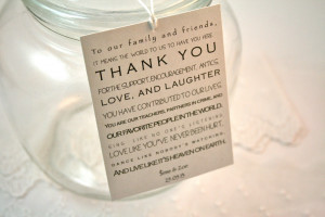 Thank You Notes For Wedding Gifts Tags - thank you wedding