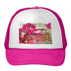 Love Collage with Quotes Mesh Hats
